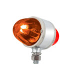 UltraBurst Chrome Double Face Glass Watermelon Light-Amber & Red LED/Dark Amber & Red Lens 35085