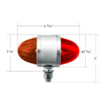 UltraBurst Chrome Double Face Glass Watermelon Light-Amber & Red LED/Dark Amber & Red Lens - Image 12