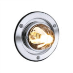 Dual Function Glass Watermelon Sleeper Bunk Kit With 304 Stainless Steel Bezel & LED Bulb-Clear Lens/Amber LED 35332