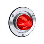 Dual Function Glass Watermelon Sleeper Bunk Kit With 304 Stainless Steel Bezel & LED Bulb-Red Lens/Red LED - Image 3