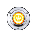 17 LED Dual Function Watermelon Light Sleeper Bunk Kit With 304 Stainless Steel Bezel-Amber LED/Amber Lens - Image 4