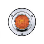 17 LED Dual Function Watermelon Light Sleeper Bunk Kit With 304 Stainless Steel Bezel-Amber LED/Amber Lens - Image 6