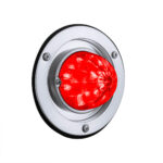 17 LED Dual Function Watermelon Light Sleeper Bunk Kit With 304 Stainless Steel Bezel-Red LED/Red Lens - Image 2