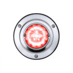 17 LED Dual Function Watermelon Light Sleeper Bunk Kit With 304 Stainless Steel Bezel-Red LED/Red Lens - Image 4
