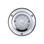 17 LED Dual Function Watermelon Sleeper Bunk Kit With 304 Stainless Steel Bezel-Amber LED/Clear Lens - Image 6