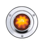 9 LED Dual Function GloLight Watermelon Sleeper Bunk Kit With 304 Stainless Steel Bezel-Amber LED/Amber Lens - Image 5