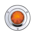 9 LED Dual Function GloLight Watermelon Sleeper Bunk Kit With 304 Stainless Steel Bezel-Amber LED/Amber Lens - Image 6