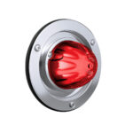 9 LED Dual Function GloLight Watermelon Sleeper Bunk Kit With 304 Stainless Steel Bezel-Red LED/Red Lens - Image 2