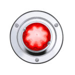 9 LED Dual Function GloLight Watermelon Sleeper Bunk Kit With 304 Stainless Steel Bezel-Red LED/Clear Lens - Image 5