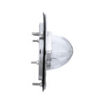17 LED Dual Function Watermelon Reflector Light Sleeper Bunk Kit With 304 SS Bezel-Amber LED/Clear Lens - Image 7