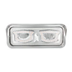 High Power Chrome LED Headlight With Turn Signal And Position Light-Driver - Image 2