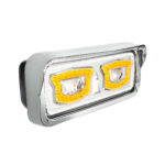 High Power Chrome LED Headlight With Turn Signal And Position Light-Driver - Image 3