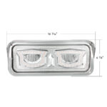 High Power Chrome LED Headlight With Turn Signal And Position Light-Driver - Image 7