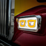 High Power Chrome LED Headlight With Turn Signal And Position Light-Driver - Image 8