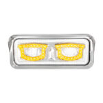 High Power Chrome LED Headlight With Turn Signal And Position Light-Passenger 35716