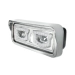 High Power Chrome LED Headlight With Turn Signal And Position Light-Passenger - Image 4