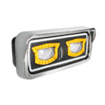 High Power Blackout LED Headlight With Turn Signal And Position Light-Driver - Image 3