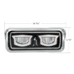 High Power Blackout LED Headlight With Turn Signal And Position Light-Driver - Image 7