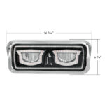 High Power Blackout LED Headlight With Turn Signal And Position Light-Passenger - Image 7