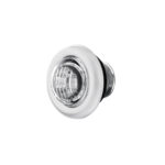 2 LED 3/4" Mini Double Fury Light (Clearance/Marker) - Amber & Green LED/Clear Lens - Image 7