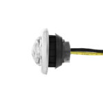 2 LED 3/4" Mini Double Fury Light (Clearance/Marker) - Amber & White LED/Clear Lens - Image 8