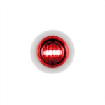 2 LED 3/4" Mini Double Fury Light (Clearance/Marker) - Red & Blue LED/Clear Lens - Image 2