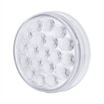 19 LED 4" Round Double Fury Light (Stop & Turn) - Red & Amber LED/Clear Lens - Image 8