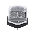 Double Fury 17 LED Light Grakon 5000 Style Square Cab Light - Amber & Green LED/Clear Lens - Image 12