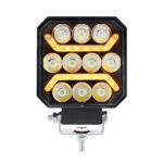 10 LED High Power LED Work Light With "U" Light Guide-Amber 36039