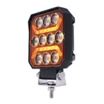 10 LED High Power LED Work Light With "U" Light Guide-Amber - Image 5