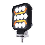 10 LED High Power LED Work Light With "U" Light Guide-Amber - Image 7