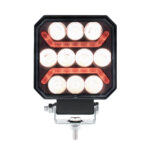 10 LED High Power LED Work Light With "U" Light Guide-Red - Image 3
