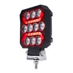 10 LED High Power LED Work Light With "U" Light Guide-Red - Image 5