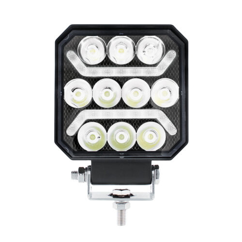 10 LED High Power LED Work Light With "U" Light Guide-White 36042