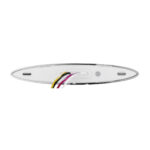 Double Fury 6 LED 6" Dual Function Marker Light With Chrome Bezel-Amber & Red/Clear Lens - Image 5