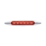 Double Fury 6 LED 6" Dual Function Marker Light With Chrome Bezel-Red & White/Clear Lens - Image 2
