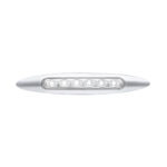 Double Fury 6 LED 6" Dual Function Marker Light With Chrome Bezel-Red & White/Clear Lens - Image 3