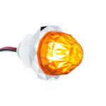 2 LED Dual Function Mini Crystal Watermelon Light (Clearance/Marker)-Amber LED/Amber Lens - Image 3