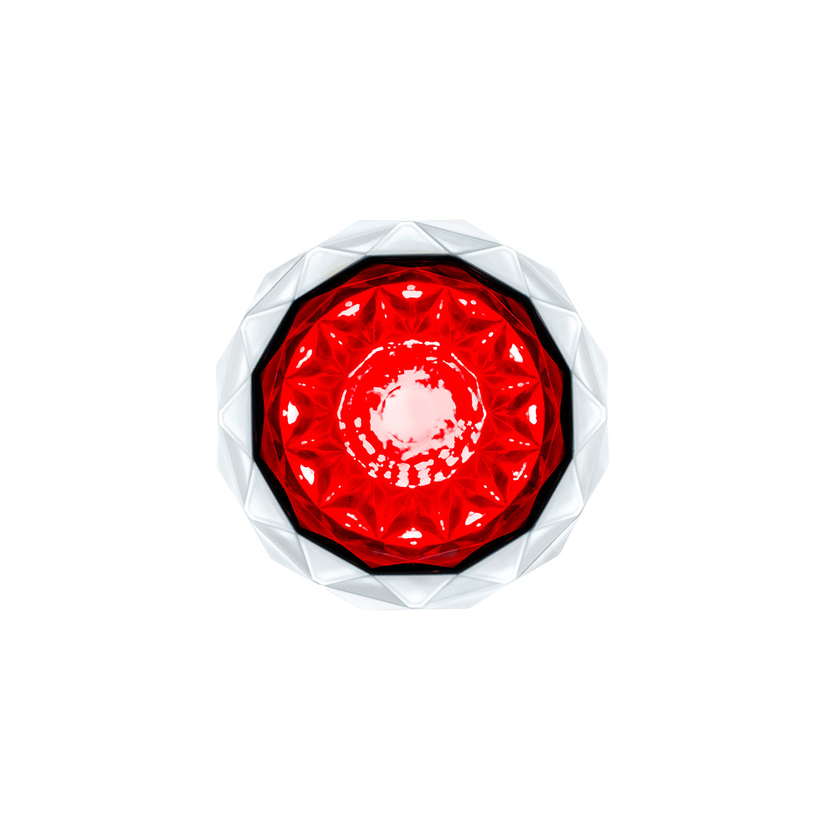 2 LED Dual Function Mini Crystal Watermelon Light (Clearance/Marker)-Red LED/Red Lens 36163