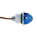 Double Fury 4 LED Dual Function 1-1/8" Crystal Watermelon Light-Amber & Blue LED - Image 9