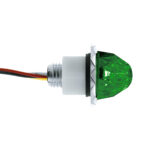 Double Fury 4 LED Dual Function 1-1/8" Crystal Watermelon Light-Amber & Green LED - Image 9