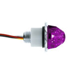 Double Fury 4 LED Dual Function 1-1/8" Crystal Watermelon Light-Amber & Purple LED - Image 9