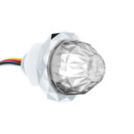 Double Fury 4 LED Dual Function 1-1/8" Crystal Watermelon Light-Amber & White LED - Image 6