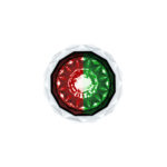 Double Fury 4 LED Dual Function 1-1/8" Crystal Watermelon Light-Red & Green LED 36172