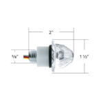 Double Fury 4 LED Dual Function 1-1/8" Crystal Watermelon Light-Red & Green LED - Image 12