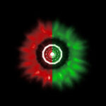 Double Fury 4 LED Dual Function 1-1/8" Crystal Watermelon Light-Red & Green LED - Image 13