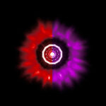 Double Fury 4 LED Dual Function 1-1/8" Crystal Watermelon Light-Red & Purple LED - Image 13