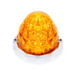 19 LED Dual Function Crystal Watermelon Light Kit With Bezel-Amber LED/Amber Lens 36175