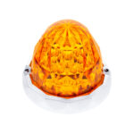 19 LED Dual Function Crystal Watermelon Light Kit With Bezel-Amber LED/Amber Lens - Image 2
