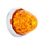 19 LED Dual Function Crystal Watermelon Light Kit With Bezel-Amber LED/Amber Lens - Image 3
